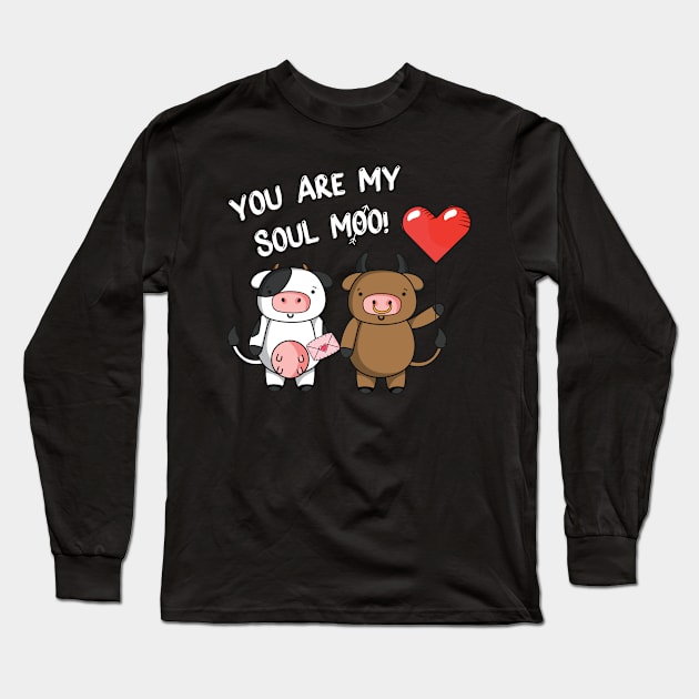 You Are My Soul Moo! Long Sleeve T-Shirt by LemoBoy